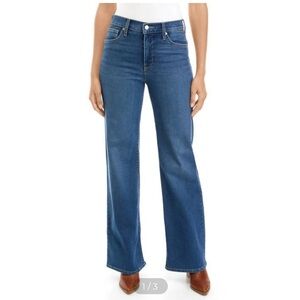 Crown & Ivy Wide Leg Jeans Size 16 Medium Wash Casual Denim